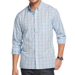 Van Heusen Never Tuck Slim Fit Button Down…